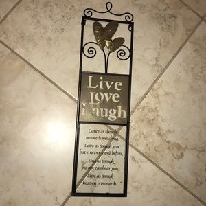 Live love laugh frame